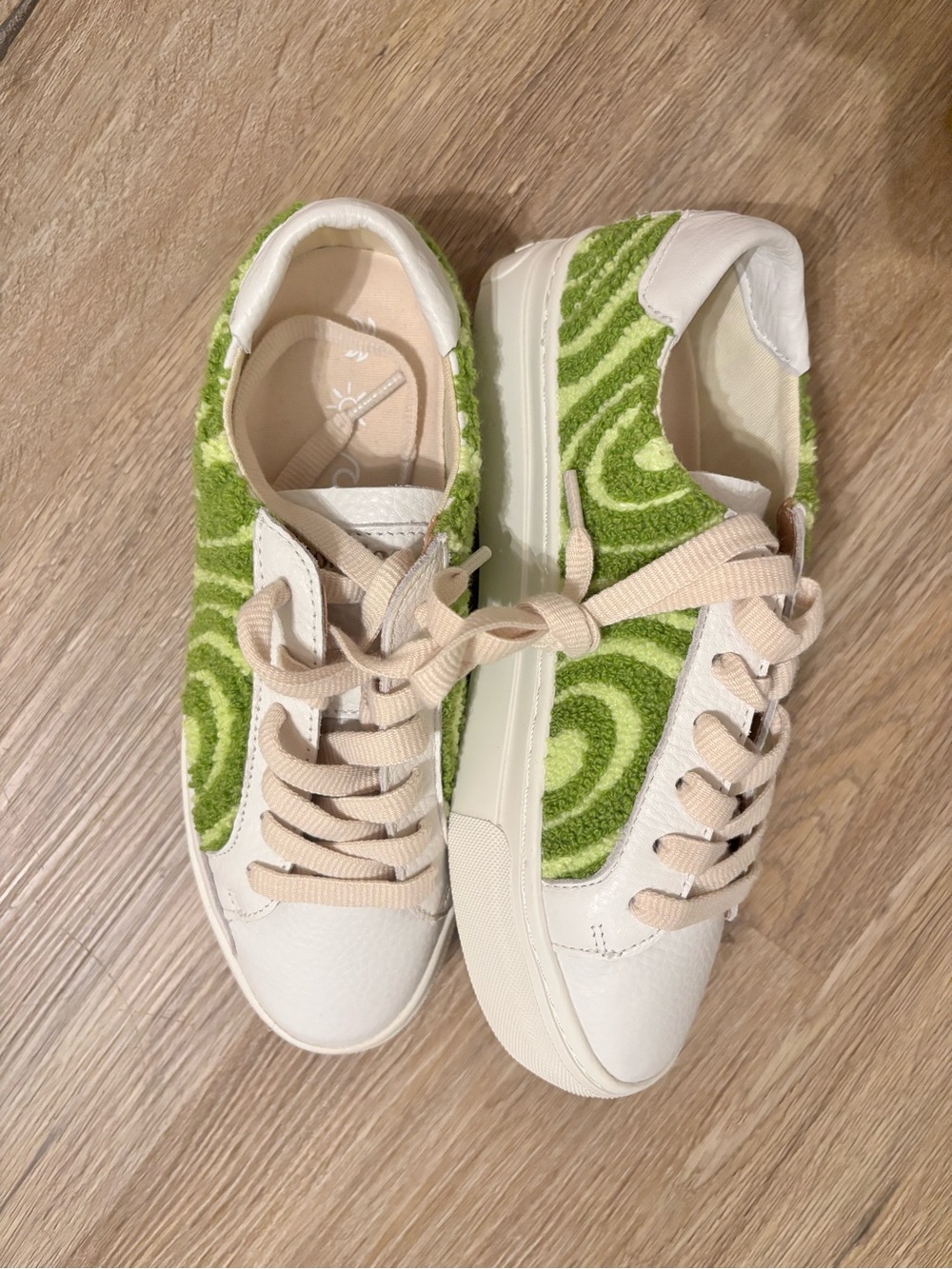 Soludos Green Swirl Sneakers